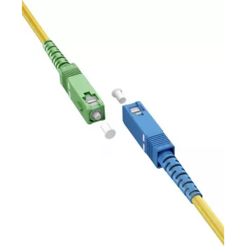 Goobay 59666 fiiberoptiline kaabel 30 m SC/APC SC/UPC FTTH OS2 kollane (59666)