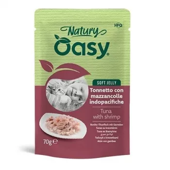 Oasy Natury Soft Jelly Tuna with shrimp 70gr