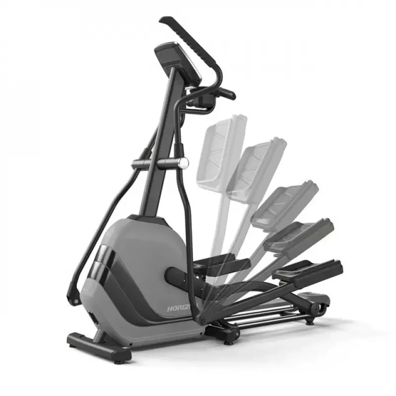 Horizon Fitness Andes 7.1 elliptiline trenažöör — 30 takistustaset, 14 programmi, 50,8 cm sammupikkus, max kasutaja 136 kg