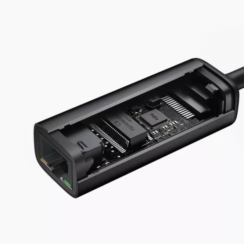 Etherneti adapter Aukey CB-A30 USB‑C – Gigabit RJ45 10/100/1000 Mbps, USB 3.0, alumiiniumkorpus, LED-indikaatorid