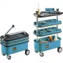 HAZET Assistent 166N - Must - Sinine - 300 kg - 350 mm - 680 mm - 965 mm - 24,5 kg