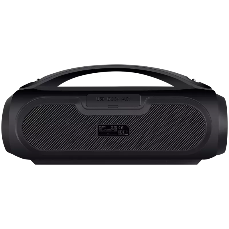 Kõlar SVEN PS-380, must (40W, veekindel (IPx5), TWS, Bluetooth, FM, USB, 3000mA*h)