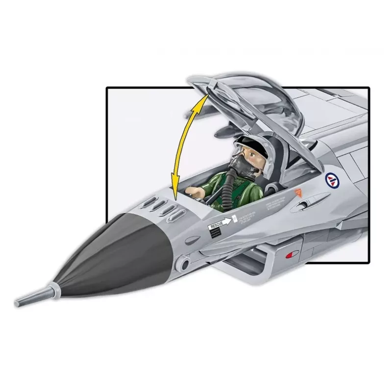 Cobi Building Set F-16AM Fighting Falcon, 495 tükki, mudel