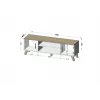 Cama TV stand LOTTA 160 2D2K Valge/sonoma
