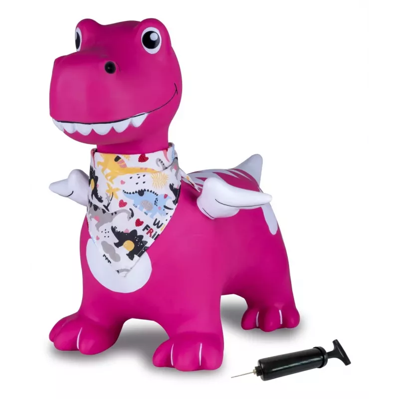 Põrkav loom Jamara HoppyDoo Dino tiibadega roosa pumbaga 466008