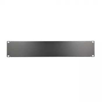 Rack blanking panel Extralink Front Blank Panel 2U 19 inch Must, steel housing