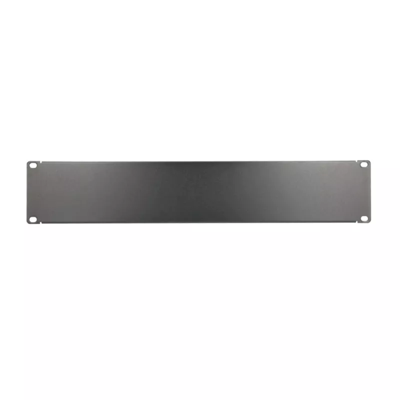 Rack blanking panel Extralink Front Blank Panel 2U 19 inch Must, steel housing