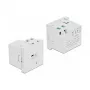 Seinapistikupesa DELOCK 81312 USB-C 100–240 V 0,5 A valge, LED-toiteindikaator