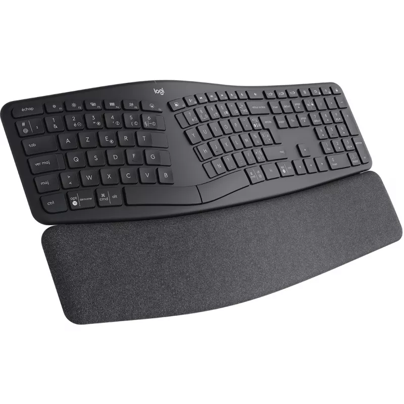 Logitech ERGO K860 for Business täissuuruses juhtmevaba klaviatuur AZERTY