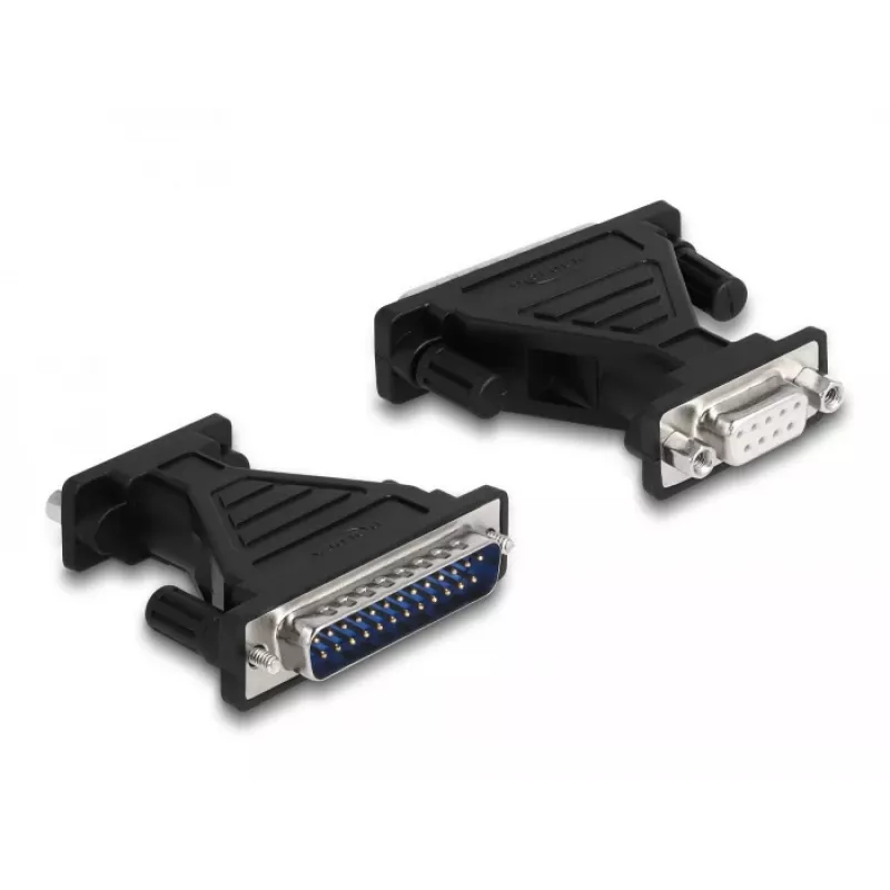 DeLOCK Adapter USB 2.0 Type-A Serial RS-232 D-Sub 9 + D-Sub 25