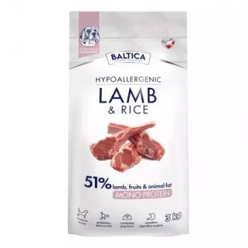BALTICA Nutraceutic Hüpoallergeenne M Lamb riisiga - kuiv koeratoit - 3kg