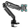 Seinakinnitus monitorile ONKRON G90-B 13–34-tollistele ekraanidele, must, VESA 75x75–100x100, max 10 kg, kõrgus 195–445 mm