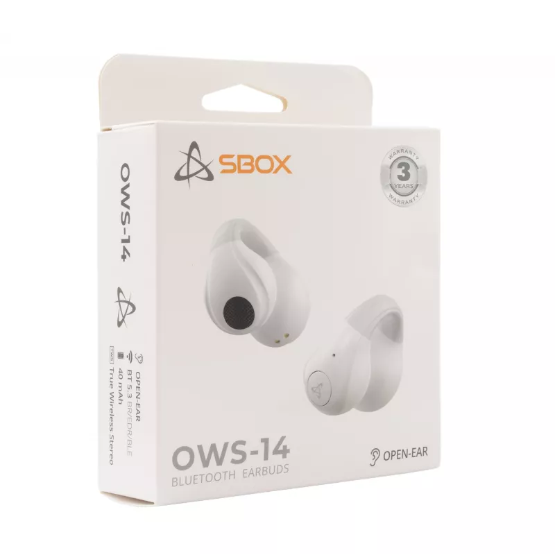 Kõrvaklapid SBOX EB-OWS14 valge