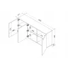 Cama 3D kummut ALMA 180x41.5xH90 kašmiir