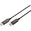 DisplayPort AOC hübriidkiudoptiline kaabel, UHD 8K (must, 30 meetrit)