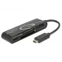 DeLOCK USB2.0 kaardilugeja USB Type-C isane 5 pesaga - kaardilugeja - kõik-ühes (mitme formaadiga) - USB-C (91739)