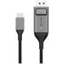 ALOGIC Ultra - DisplayPort-kaabel - 24 kontaktiga USB-C (M) DisplayPorti (M) - 1,0m - 4K tugi - kosmosehall (ULCDP01-SGR)