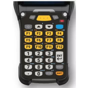 Zebra KYPD-MC9334FNR-01 mobiilseadme klaviatuur Alphanumeric Inglise Must, hall, kollane