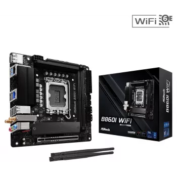 ASRock B860I WiFi Mini-ITX emaplaat