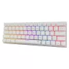 Mehaaniline klaviatuur White Shark Wakizashi-2 US Red Switch, Tenkeyless/US paigutus, valge
