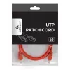 patch-kaabel CAT5E Utp 1.5M/RED PP12-1.5M/R Gembird
