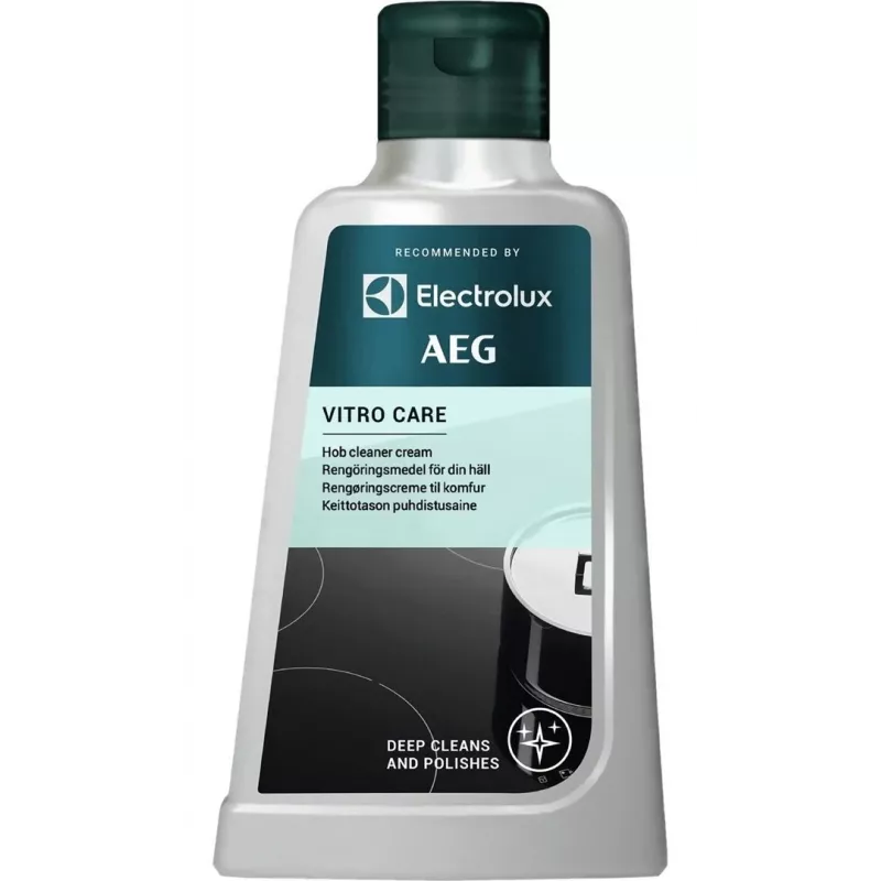 Pliidipuhastuskreem Electrolux Vitro Care 300 ml — kreem keraamilistele ja induktsioonpliitidele, pudel dosaatoriga