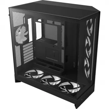 NZXT PC korpus H9 Flow RGB+ Midi tower must