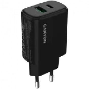 CANYON laadija OnCharge 250 25W 1xPD 1xQC EU must