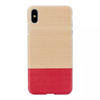 man and wood nutitelefoni ümbris iPhone XS Max jaoks — valge miss match