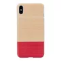 man and wood nutitelefoni ümbris iPhone XS Max jaoks — valge miss match