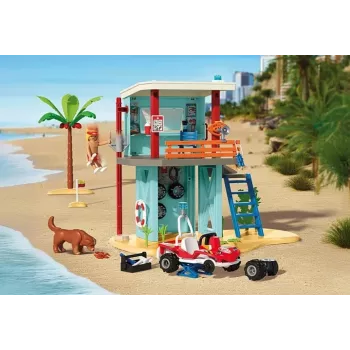 PLAYMOBIL Päästetorn ja rannabugi 71903 – mängukomplekt torni ja bugiga