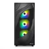 Sharkoon REBEL C80G RGB Midi Tower Must