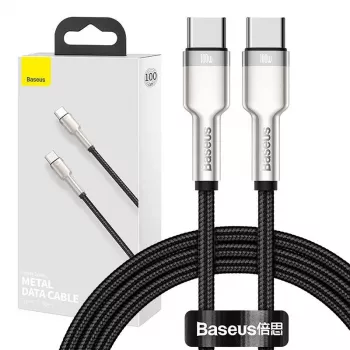 USB-C–USB-C kaabel Baseus CATJK-C01, USB 3.2 Gen 1, 1 m, must