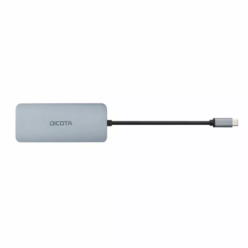 Dicota USB-C 8-in-1 Multi Hub 4K PD 100W hõbedane
