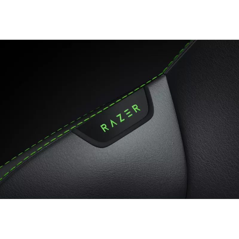 Razer Ergonomic mänguritool with Breathable Comfort | Iskur V2 NewGen | Must/Green
