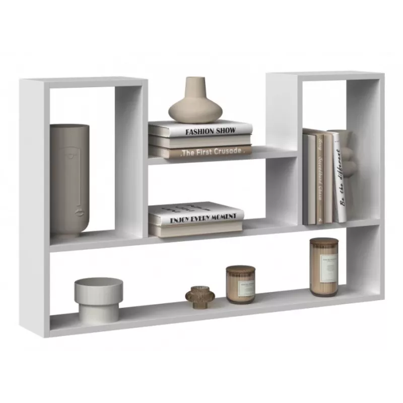 BILBAO 4P hanging rack 100x16x60 cm, Valge