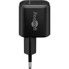 USB-C laadimiskomplekt GOOBAY 74774 — 65 W laadija 1 m tekstiilist USB-C kaabliga