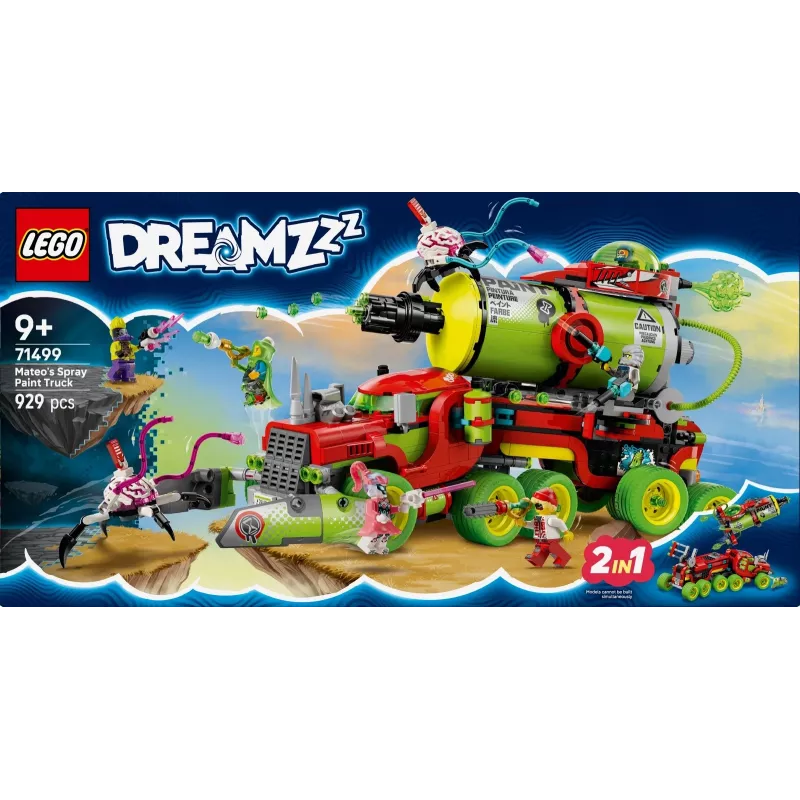 LEGO DREAMZZZ 71499 Mateo pihustusvärvitrukk