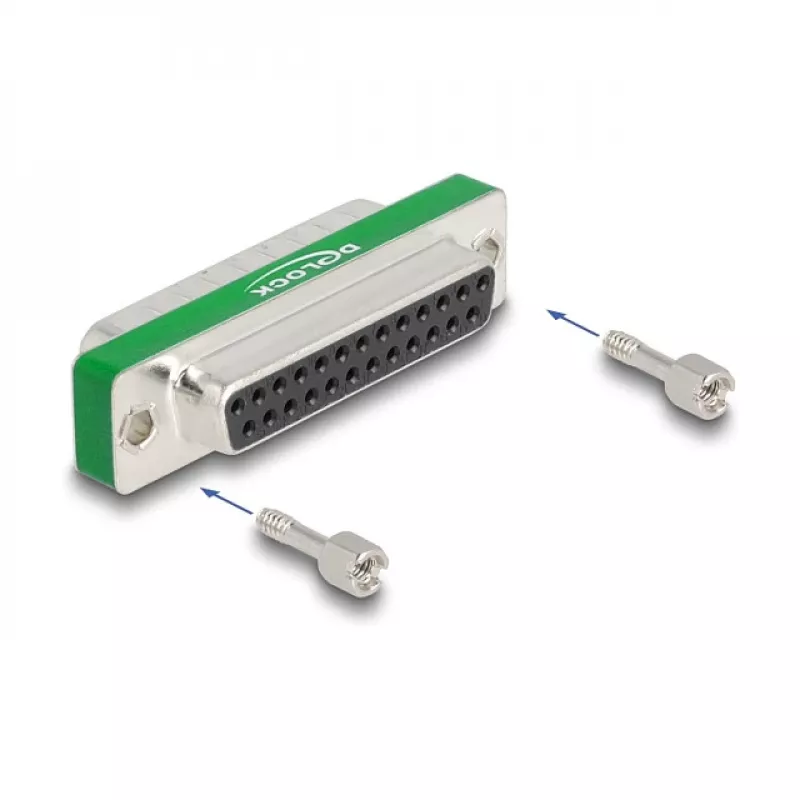 DeLOCK RF/EMI häire summutusfilter D-Sub 25 kontakti isane emasele madalpääsfilter mahtuvuslik