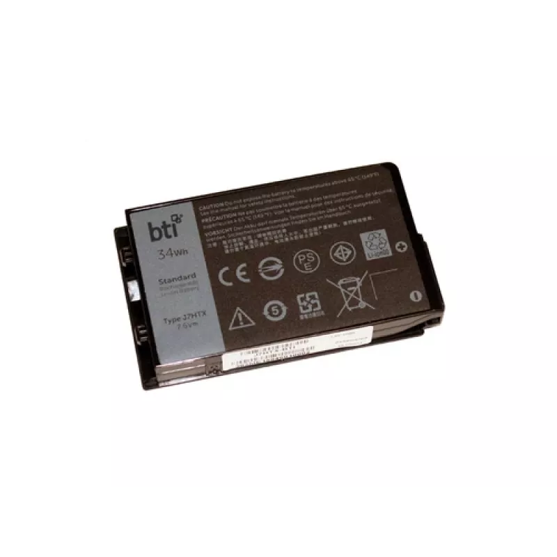 Taaslaetav liitiumioonaku Triton J7HTX 4473 mAh 7,6 V Latitude 12 7220 jaoks, must