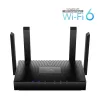 Cudy WR3000 juhtmevaba ruuter Gigabit Ethernet kaheriba (2,4 GHz / 5 GHz) Must