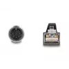 Võrgukaabel DeLOCK M12-kaabel A-kodeeritud 8 kontaktiga isane RJ45 isasele PUR (TPU) 1 m
