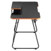 Maclean NanoRS mängulaud monitoririiuliga, max 50 kg, kõrgus 850 mm, must RS170, mängulaud, must