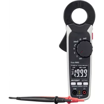 Voltcraft VC541 lekkevooluklambrimõõtur 100µA digitaal CAT III 600 V ekraani loendurid 2000 Ableitstrom (VC-16044230)