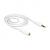Audiojuhe 3,5 mm M-F DeLOCK 83767 2 m valge