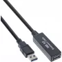 USB 3.2 pikenduskaabel Kindermann 5773000311, 10 m, aktiivne, A isane kuni A emane