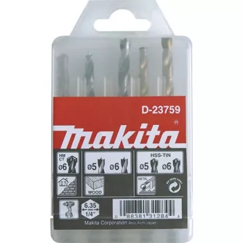 Makita puuriterade komplekt - 5 tk - 5 mm 6 mm