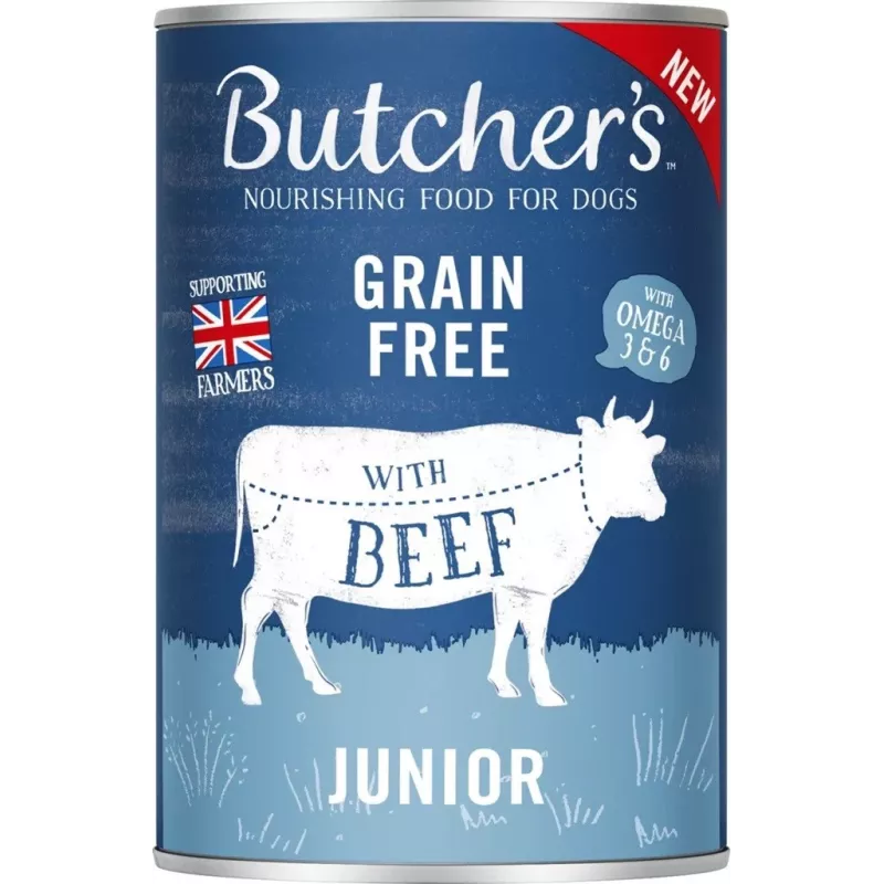 BUTCHER'S Originaal Junior Mega pack mix - märg koeratoit - 6 x 400g