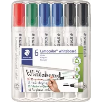 Tahvlimarker Staedtler 351 WP6 X, segavärvid, 2,0 mm ots