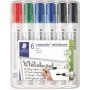 Tahvlimarker Staedtler 351 WP6 X, segavärvid, 2,0 mm ots